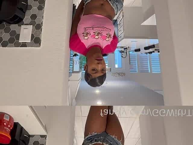 Lustful black teen breathtaking adult video