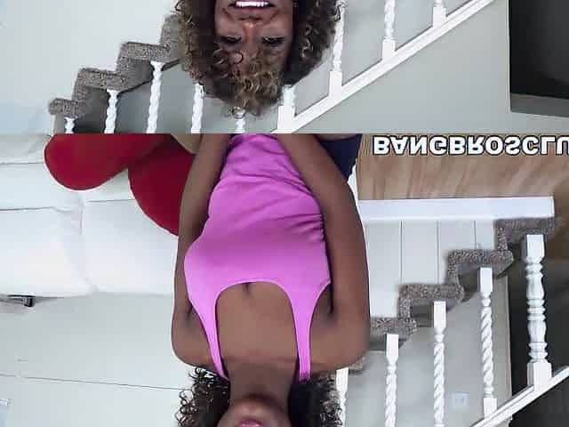 Black teen girl destroyed by large weenie