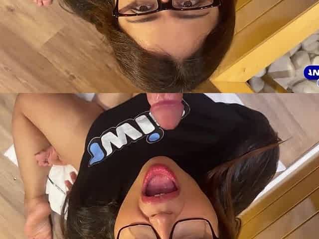 SLOPPY ORAL PLEASURE FROM HOTEL MAID!