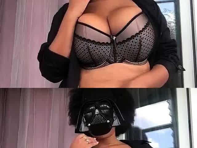 Big Black Tits: Darth Boobies