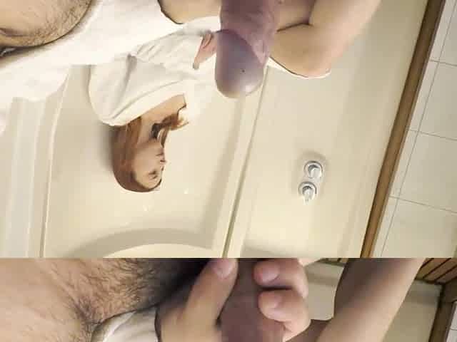 Ramrod flashing in Sauna - Stranger Teen Caught Me and filled snatch absolutely with cum