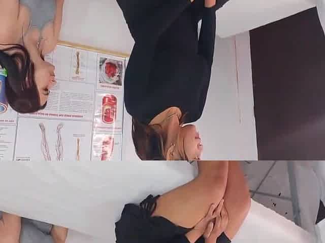 Lesbian Couple Went To A Male Gynecologist With Wide Hips