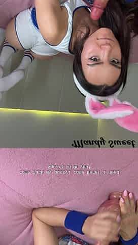 Squirt Come Cum with the Bunny