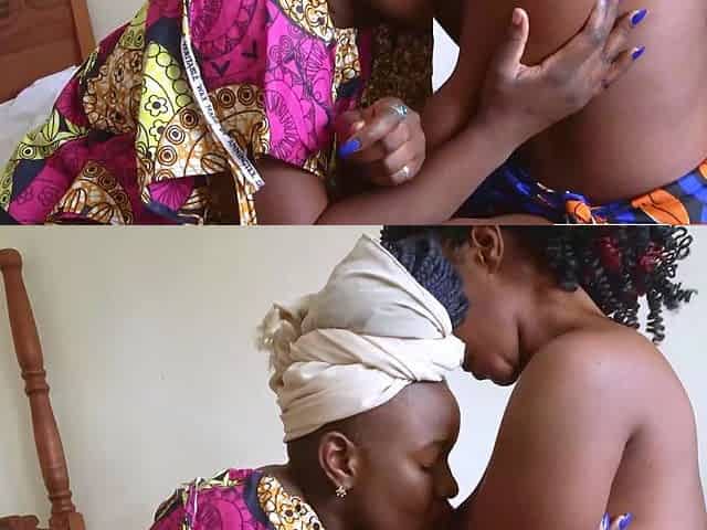 Amateur BBW Black Lesbians Making Out