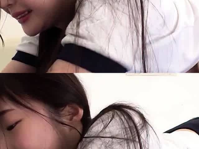 Amateur brunette Michelle with small tit