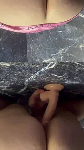 Horny and Wet Next to My Favorite Dildo