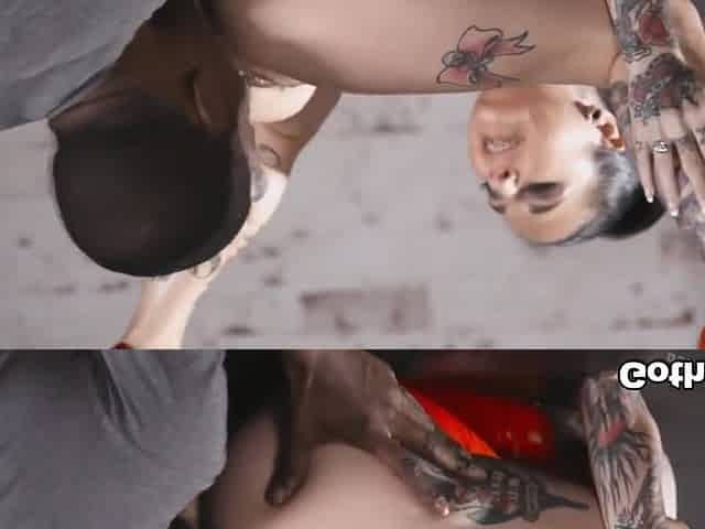 Isiah Tongue Fucks Joannas Tight Asshole While He Rubs Her Little Pussy