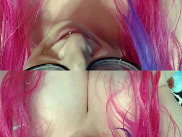 Amateur redhead poses and masturbates with toys