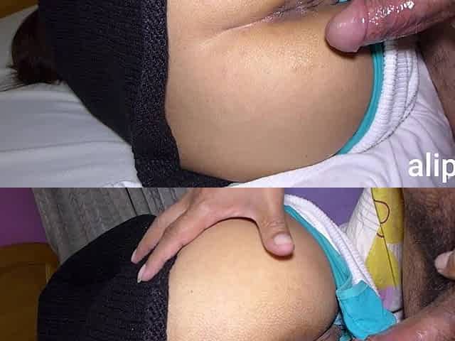 Great Cum Shot Hot in Tight Ass of Horny Girl