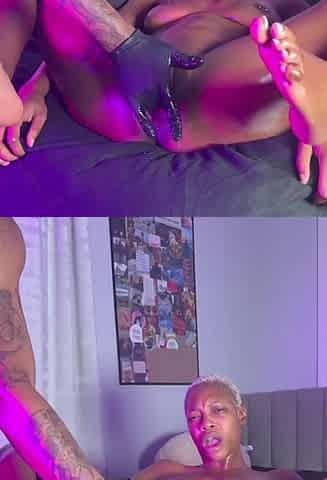 Latex Gloves Fingering And Fisting Moist Black Cunt