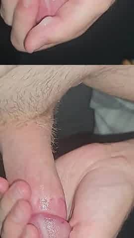 She Gives Me a Wet Sloppy Handjob Untill I Release a Massive Cum Shot