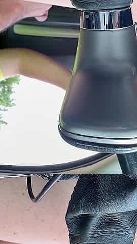 Masturbating in drive-thru (no climax)