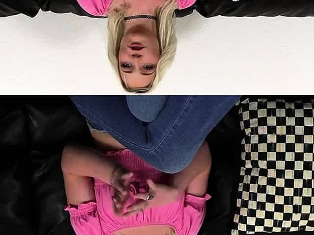 Huge Titted Blonde Masturbates And Playes With Toys