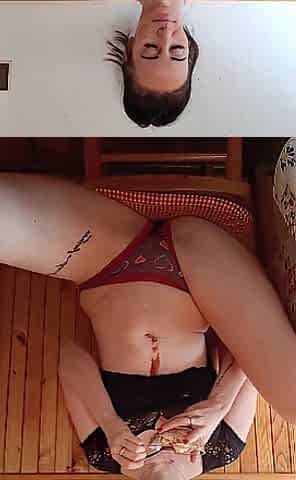 Melting Ice Cream All Over My Exposed Body & Solo Play