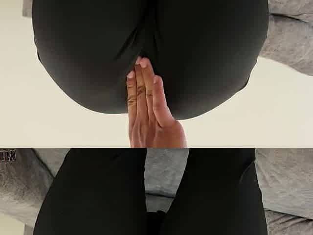 That giant booty doesn't fit in these hot panties, I had to cut out her gap to screw her large butt