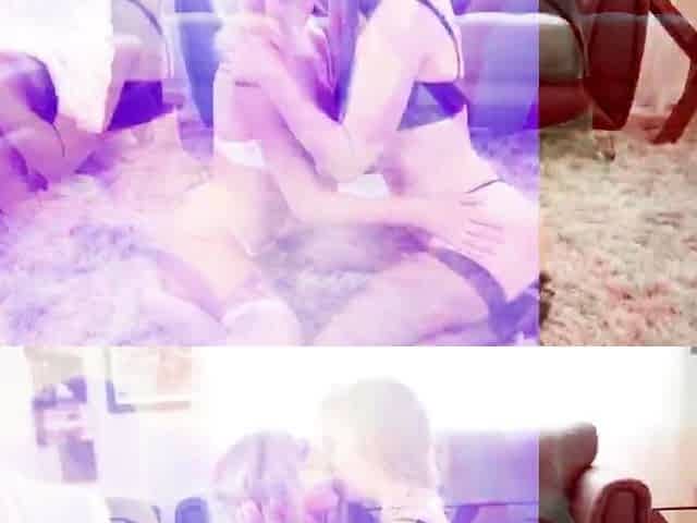 Blonde brunette lesbians flaming pussy licking fingering