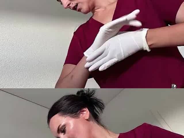 This babe Caught Him Jerking - Then Milked Him Between Her Boobs