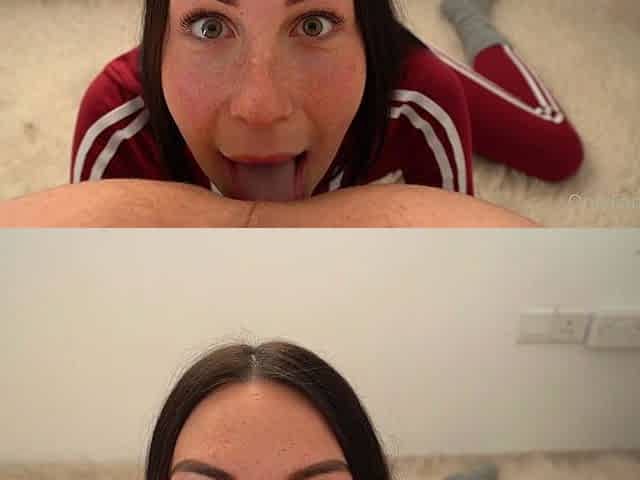 Hot amateur licking pussy of female agent