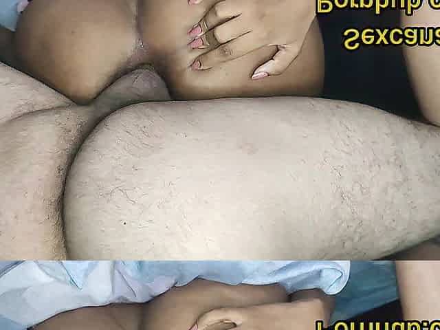 How captivating to feel my large butt stepdaughter's taut rectal hole dilate until I cum inside