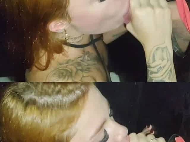 My Naughty Boyfriend Took Me to Suck a Stranger's Cock in the Gloryhole