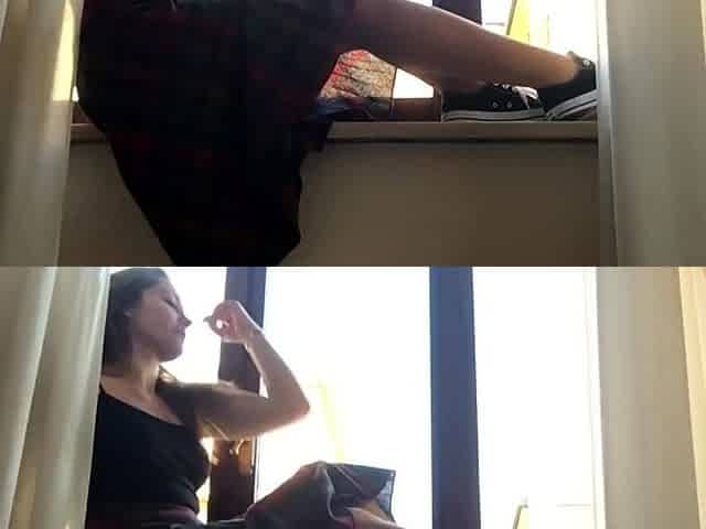 Dani Daniels . com - Pantyhose Masturbation in Rome