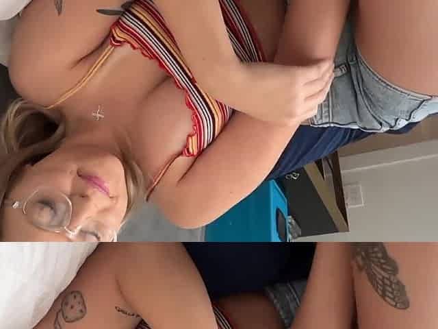 Blonde stepsister got her pussy filled up for the first time POV