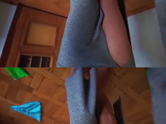 Fit Stepmom Caught Stepson With Boner While Cleaning. Will She Help Him Out?