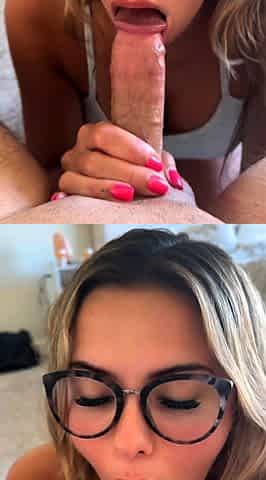 Madiiitay Gives Sloppy POV Blowjob In Glasses Onlyfans