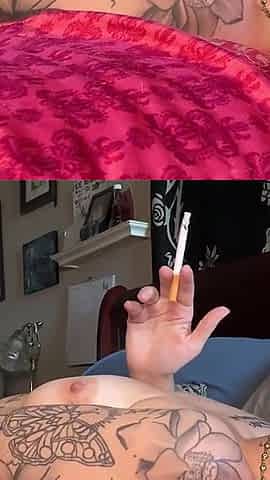 Amateur Smoking Fetish MILF Masturbating