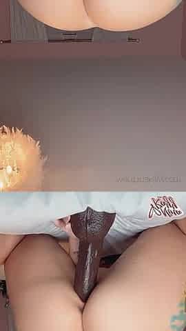Nina Kayy Reverse Cowgirl Dildo Ride