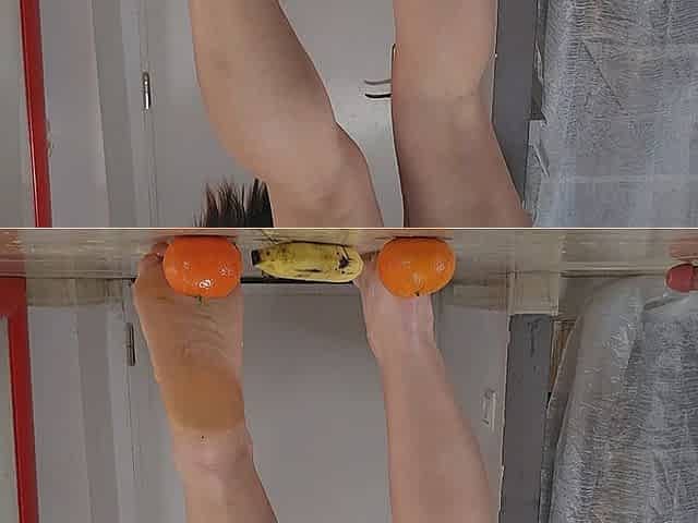 Bareheel Stomping Your Cock and Balls 5 Bananas Food Crush