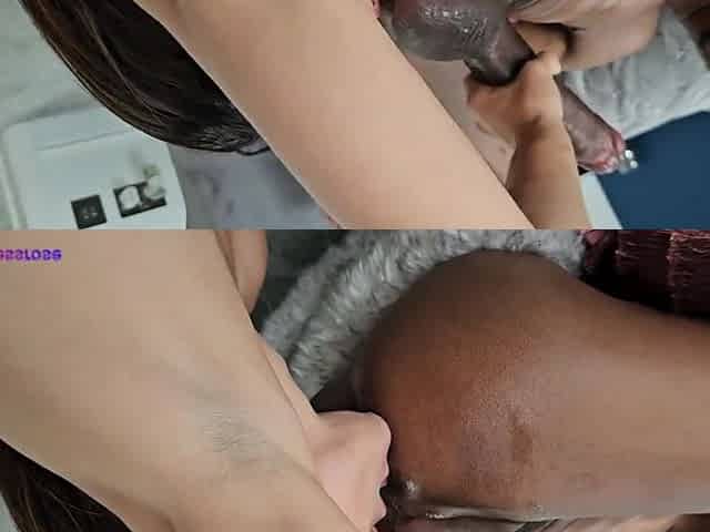 Rimmed his butt and ruined by his BBC why hubby filmed