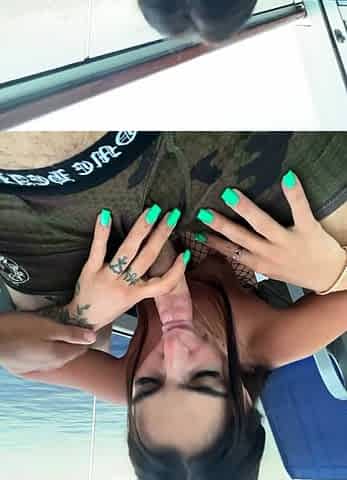 Emily Rinaudo Fucked On A Balcony During Her Cruise