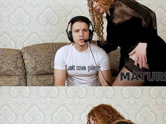 MATURE4K. Shaggy older wench getting drilled by a hung gamer large time