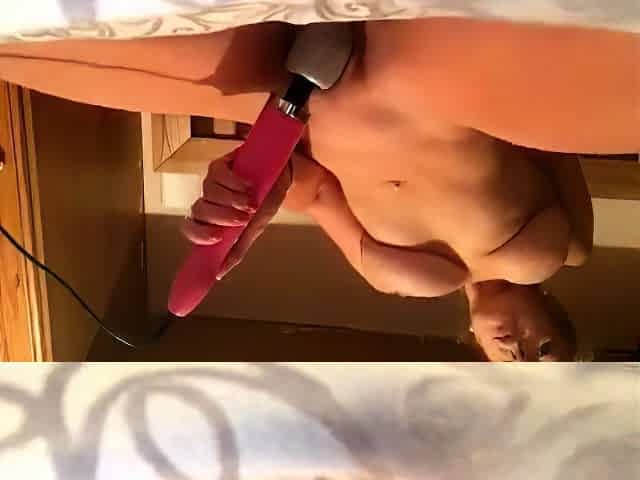 Stacked brunette goes solo toys and masturbation