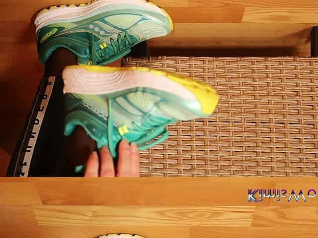 Nylon Feet After Sneakers Workout