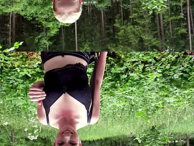 German Street Bitch Need Sex and Let Stranger Fuck Her Outdoor Without Condom