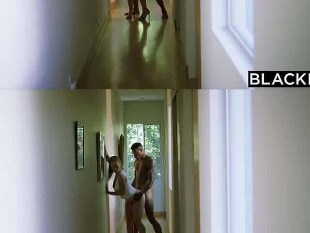 BLACKED Lena's 1st interracial team fuck