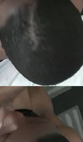 Ebony skin Chick Lux Play gets interracial fuck with big white cock
