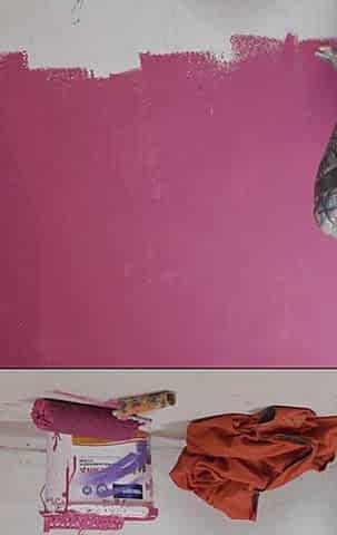 Skinny Tattooed Girl Work Wear Gets Horny Painting Solo Masturbation, Anal, Gapes, Squirt