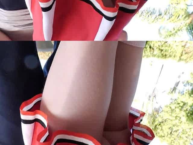 Redhead cheerleader Myra Moans gets her tiny pussy broke by a big cock