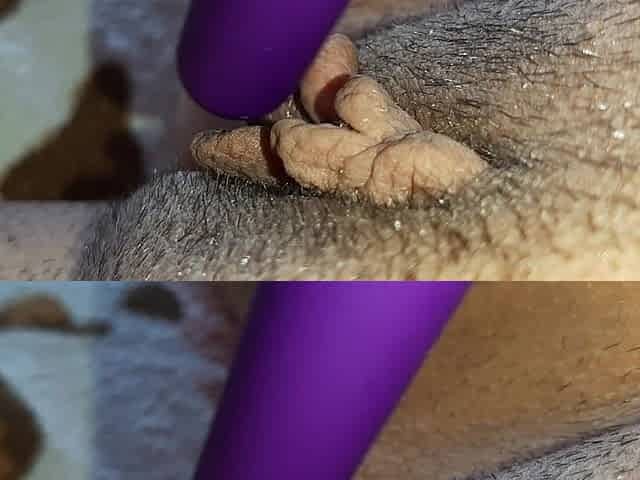 My Pussy Is Dripping and My Swollen Clit Is Shaking From an Intense Orgasm From the Vibrator