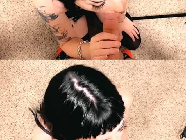 Hot Brunette Girlfriend POV Blowjob
