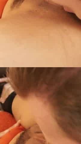 Busty Raylene sucks and has anal sex to get cum on her face
