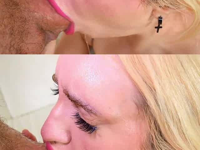 Skinny Blonde Kitty Marie Sucks and Milks Toby Dick's Boner!