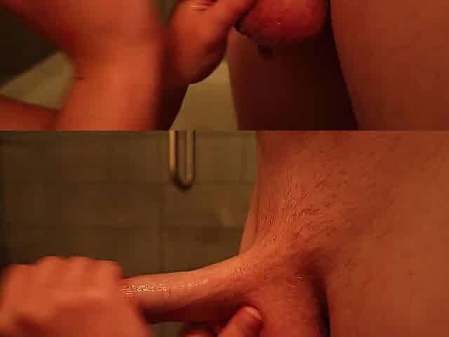 Most good Damn Shower Milking, Biggest Milking 4K,????Flawless Dick Wanking Ball Messaging shower with Oil