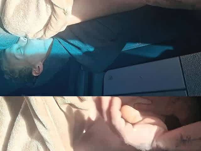 Woke to fingers tearing cunt, schlong deepthroat public
