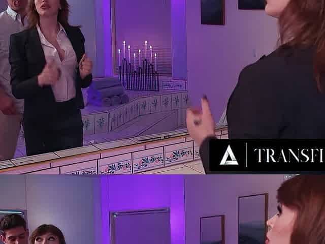 TRANSFIXED - Romantic Hung Dude Passionately Bangs Marvelous Izzy Wilde In Bubble Bathroom
