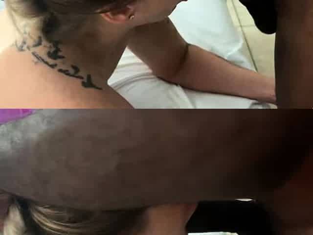 amateur interracial blowjob