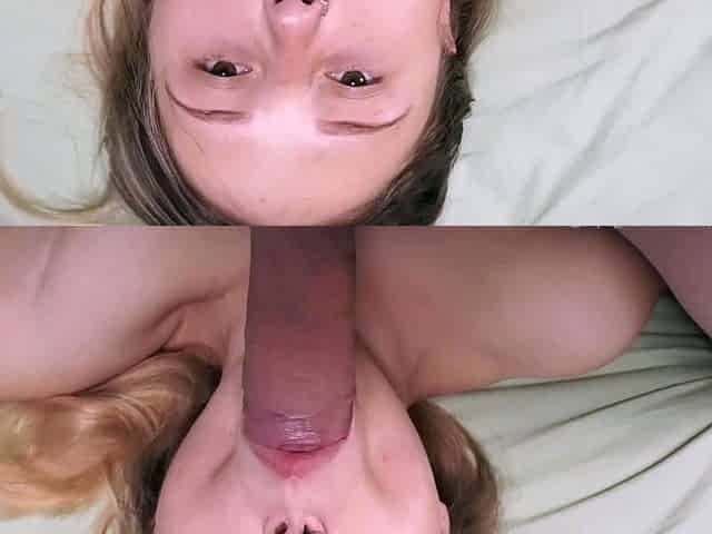 Cute amateur teen blowjob on sex dating webcam